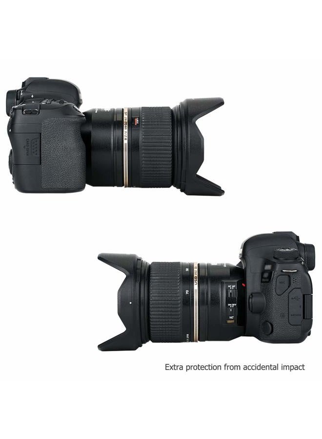 JJC غطاء عدسة قابل للعكس لعدسة تامران SP 24-70mm f/2.8 Di VC USD استبدال غطاء تامران HA007 يمكن أن يتصل بفلتر أو غطاء 82mm - Image 4